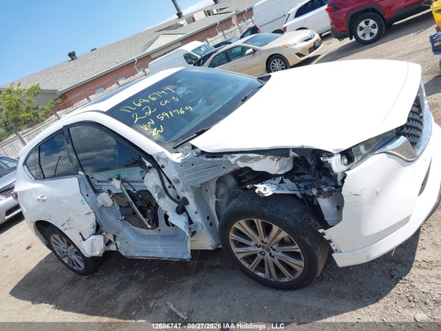 12686747 :رقم المزاد ، JM3KFBEY2N0591769 vin ، 2022 Mazda Cx-5 Signature مزاد بيع