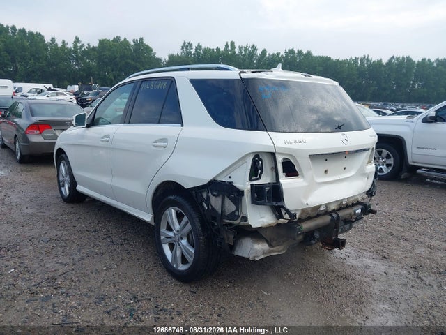 Aukcja sprzedaży 2015 Mercedes-benz Ml 350 Bluetec, vin: 4JGDA2EB8FA444035, numer aukcji: 12686748