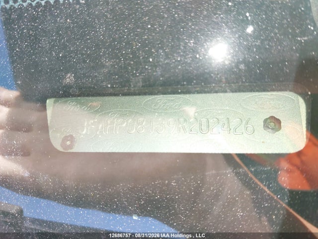 Aukcja sprzedaży 2009 Ford Fusion, vin: 3FAHP08139R202426, numer aukcji: 12686757