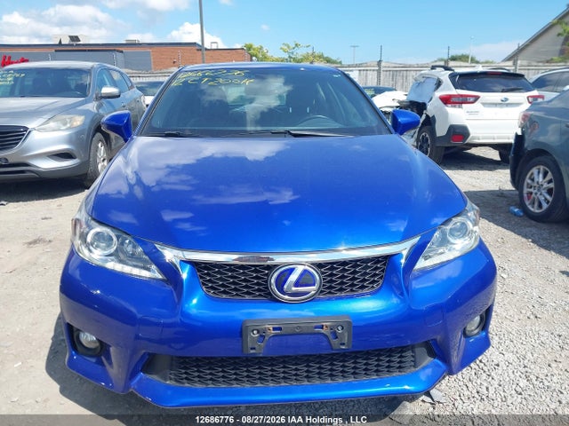 Auction sale of the 2012 Lexus Ct 200h, vin: JTHKD5BH6C2101872, lot number: 12686776