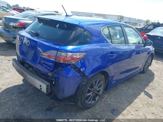Auction sale of the 2012 Lexus Ct 200h, vin: JTHKD5BH6C2101872, lot number: 12686776