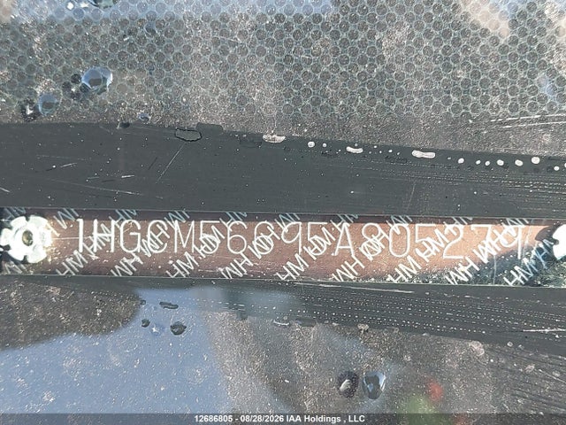 Aukcja sprzedaży 2005 Honda Accord Ex, vin: 1HGCM56695A805279, numer aukcji: 12686805