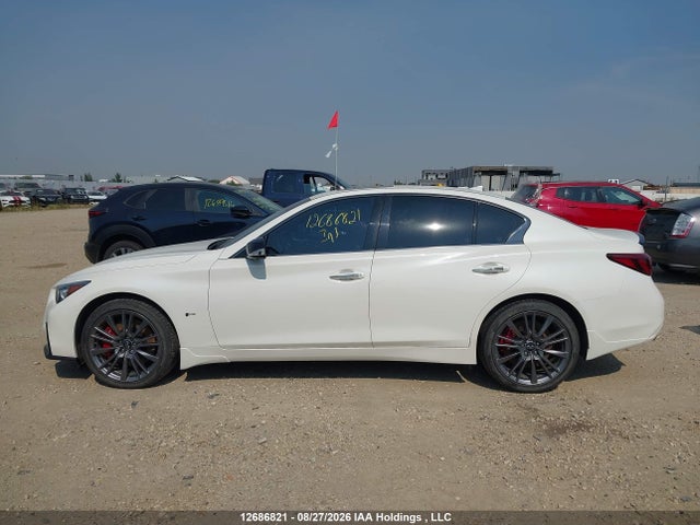 JN1FV7DR5NM390139 Infiniti Q50 Red Sport 400