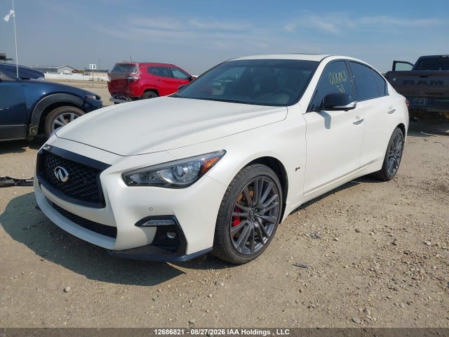 JN1FV7DR5NM390139 Infiniti Q50 Red Sport 400