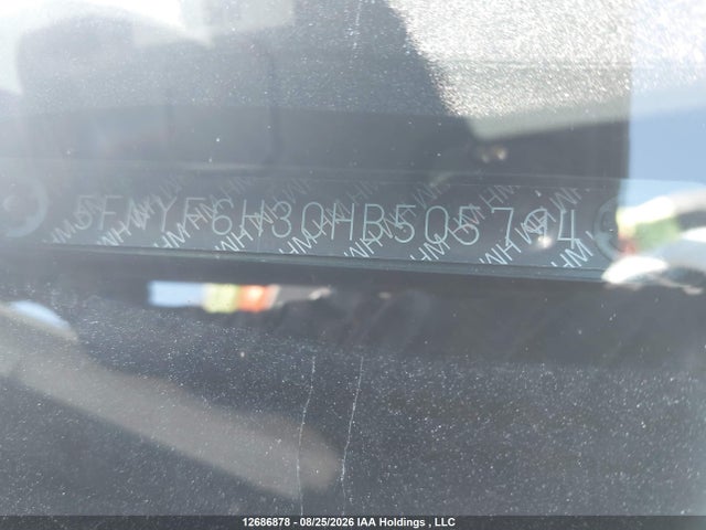 5FNYF6H30HB505794 Honda Pilot Ex