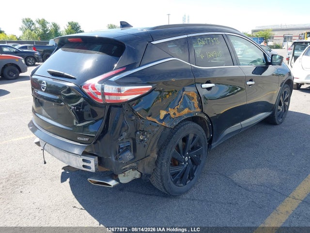 5N1AZ2MH9JN124905 Nissan Murano Midnight Edition/platinum/sl/sv
