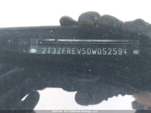 Продаж на аукціоні авто 2013 Toyota Rav4 Le, vin: 2T3ZFREV5DW052594, номер лоту: 12678104