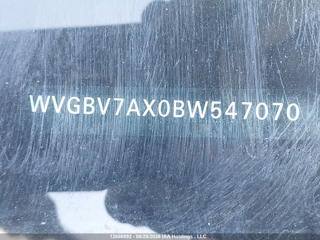 Продажа на аукционе авто 2011 Volkswagen Tiguan S/se/sel, vin: WVGBV7AX0BW547070, номер лота: 12686892
