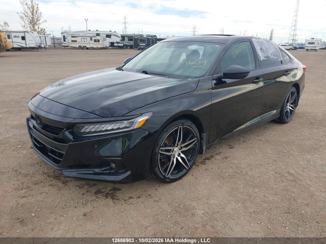2022 Honda Accord Touring მანქანა იყიდება აუქციონზე, vin: 1HGCV1F9XNA801998, აუქციონის ნომერი: 12686903