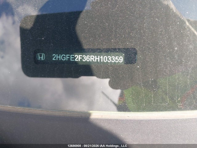 2HGFE2F36RH103359 Honda CIVIC EX