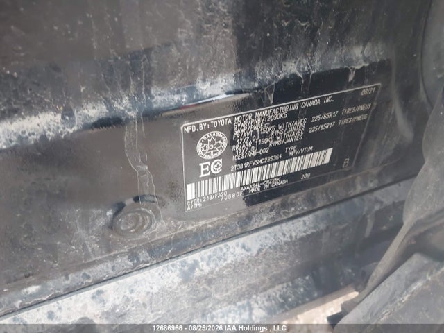 Продаж на аукціоні авто 2021 Toyota Rav4 Le, vin: 2T3B1RFV5MC235364, номер лоту: 12686966
