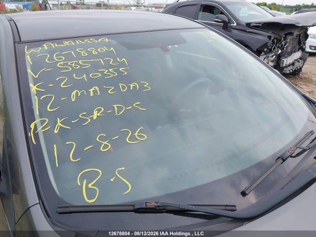 Aukcja sprzedaży 2012 Mazda Mazda3 Gx, vin: JM1BL1KF8C1585724, numer aukcji: 12678804