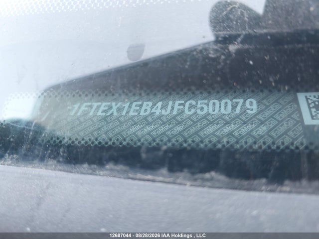 Продаж на аукціоні авто 2018 Ford F150 Super Cab, vin: 1FTEX1EB4JFC50079, номер лоту: 12687044
