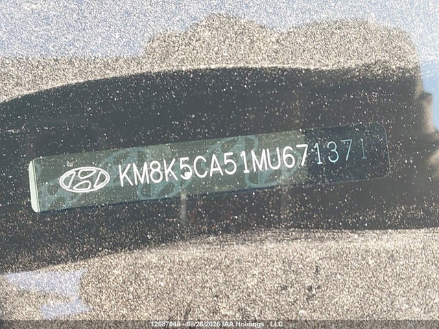 KM8K5CA51MU671371 Hyundai Kona Ultimate