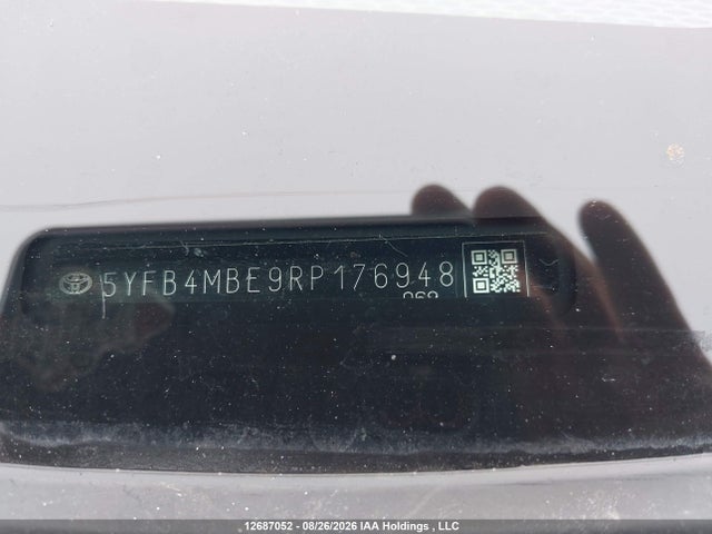 Продаж на аукціоні авто 2024 Toyota Corolla, vin: 5YFB4MBE9RP176948, номер лоту: 12687052