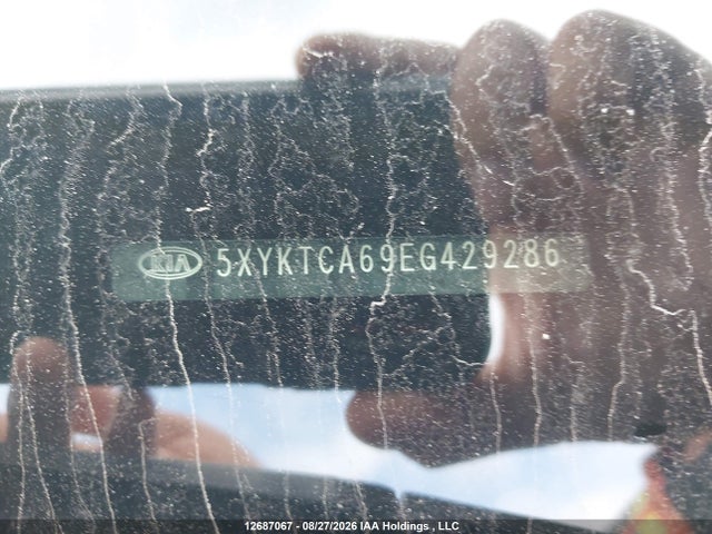 12687067 :رقم المزاد ، 5XYKTCA69EG429286 vin ، 2014 Kia Sorento مزاد بيع
