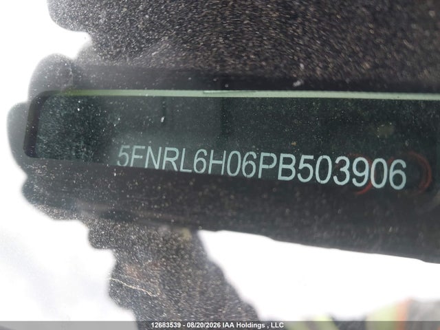 Продажа на аукционе авто 2023 Honda Odyssey Black Edition, vin: 5FNRL6H06PB503906, номер лота: 12683539