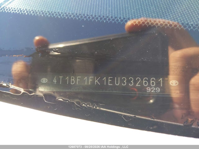 Продажа на аукционе авто 2014 Toyota Camry L/se/le/xle, vin: 4T1BF1FK1EU332661, номер лота: 12687073