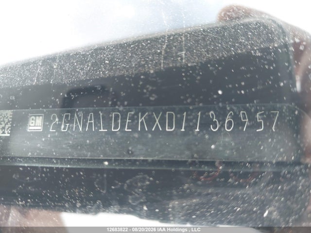 2013 Chevrolet Equinox 1lt მანქანა იყიდება აუქციონზე, vin: 2GNALDEKXD1136957, აუქციონის ნომერი: 12683822