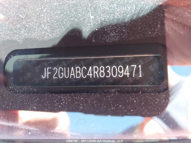12687097 :رقم المزاد ، JF2GUABC4R8309471 vin ، 2024 Subaru Crosstrek مزاد بيع