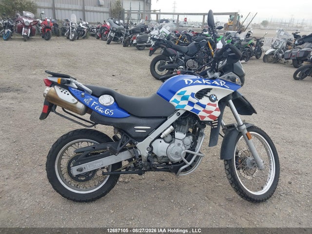 12687105 :رقم المزاد ، WB10173AX3ZF69724 vin ، 2003 Bmw F650 Dakar مزاد بيع