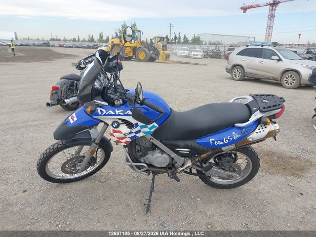 12687105 :رقم المزاد ، WB10173AX3ZF69724 vin ، 2003 Bmw F650 Dakar مزاد بيع