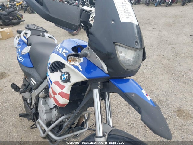 12687105 :رقم المزاد ، WB10173AX3ZF69724 vin ، 2003 Bmw F650 Dakar مزاد بيع