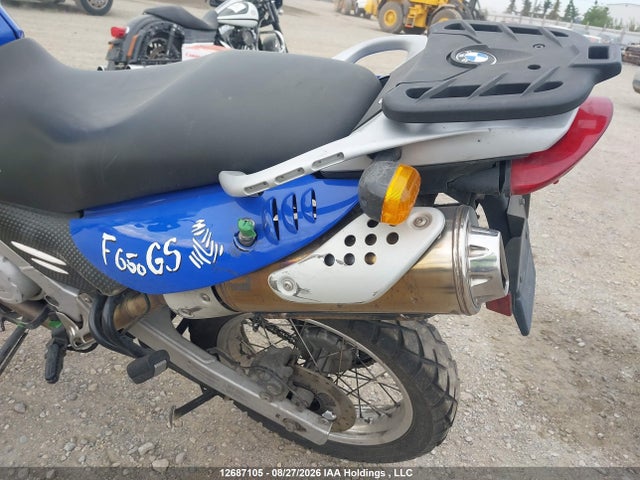 12687105 :رقم المزاد ، WB10173AX3ZF69724 vin ، 2003 Bmw F650 Dakar مزاد بيع