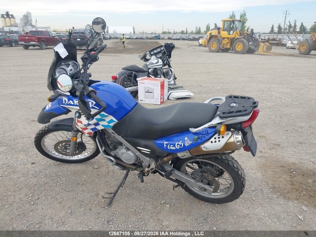 12687105 :رقم المزاد ، WB10173AX3ZF69724 vin ، 2003 Bmw F650 Dakar مزاد بيع