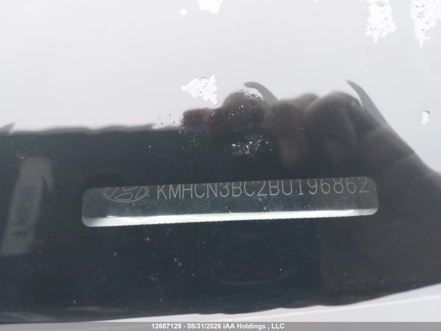 12687129 :رقم المزاد ، KMHCN3BC2BU196862 vin ، 2011 Hyundai Accent Se مزاد بيع