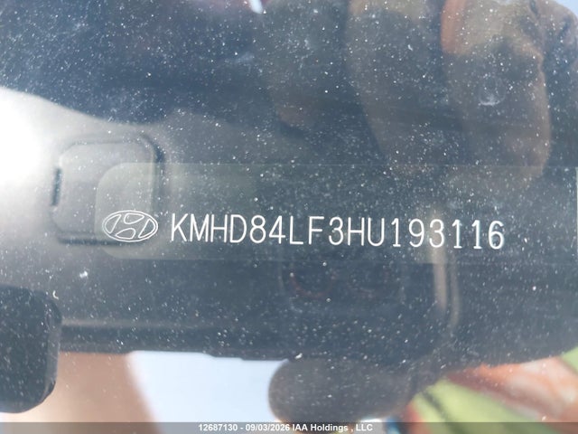 Продаж на аукціоні авто 2017 Hyundai Elantra, vin: KMHD84LF3HU193116, номер лоту: 12687130