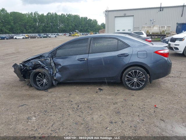 12687151 :رقم المزاد ، 2T1BURHE6EC081200 vin ، 2014 Toyota Corolla S مزاد بيع