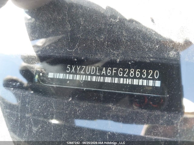 12687242 :رقم المزاد ، 5XYZUDLA6FG286320 vin ، 2015 Hyundai Santa Fe Sport 2.0t Se مزاد بيع