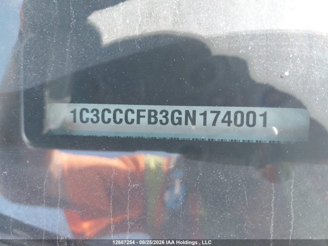 12687254 :رقم المزاد ، 1C3CCCFB3GN174001 vin ، 2016 Chrysler 200 Lx مزاد بيع