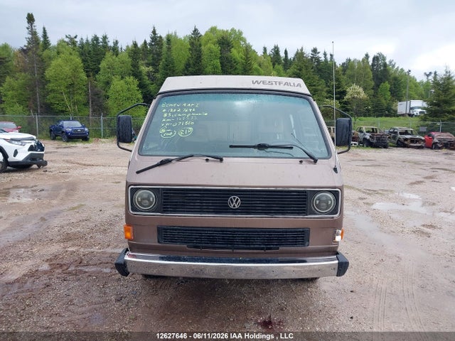 Aukcja sprzedaży 1985 Volkswagen Vanagon Campmobile, vin: WV2ZB0256FH071810, numer aukcji: 12627646