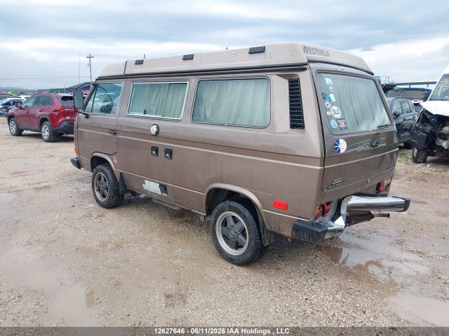 Aukcja sprzedaży 1985 Volkswagen Vanagon Campmobile, vin: WV2ZB0256FH071810, numer aukcji: 12627646