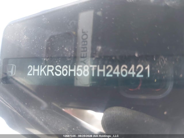 12687335 :رقم المزاد ، 2HKRS6H58TH246421 vin ، 2026 Honda Cr-v Sport Hybrid مزاد بيع