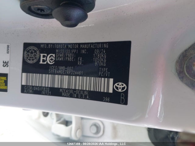 Toyota COROLLA LE 2024 5YFB4MDE7RP224461 Image 18