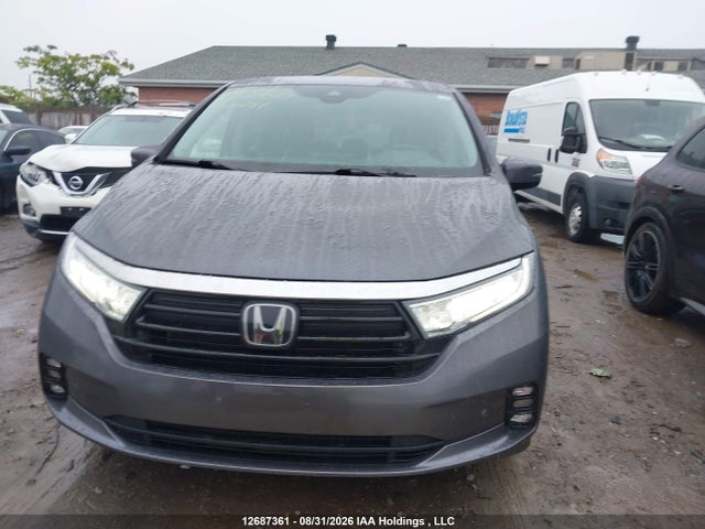 12687361 :رقم المزاد ، 5FNRL6H84NB500781 vin ، 2022 Honda Odyssey Touring مزاد بيع
