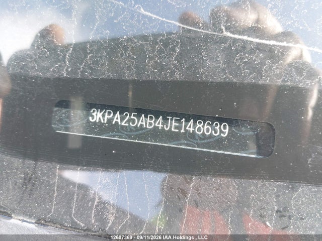 Aukcja sprzedaży 2018 Kia Rio Lx/s, vin: 3KPA25AB4JE148639, numer aukcji: 12687369