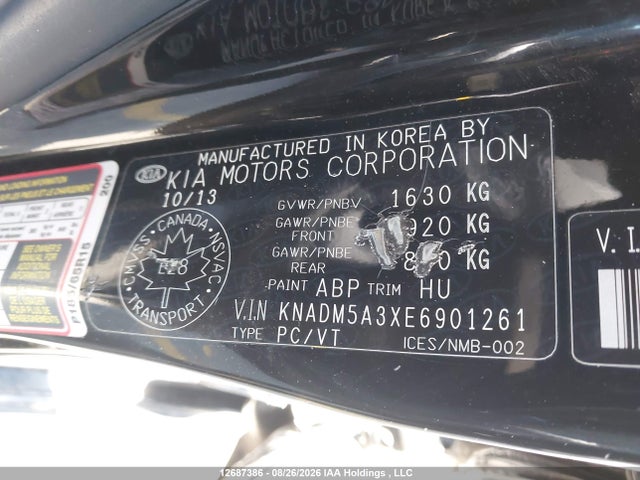 KIA Rio 2014 KNADM5A3XE6901261 Image 18