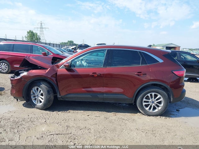 12687404 :رقم المزاد ، 1FMCU9G6XMUA75587 vin ، 2021 Ford Escape Se مزاد بيع