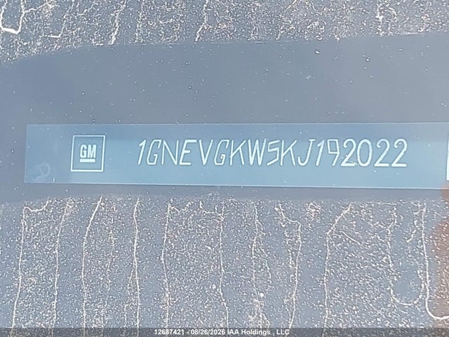 Chevrolet Traverse 2019 1GNEVGKW5KJ192022 Image 9