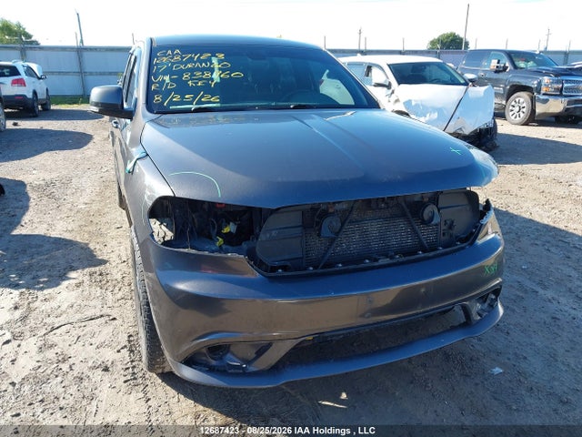 12687423 :رقم المزاد ، 1C4RDJDG8HC838960 vin ، 2017 Dodge Durango Gt مزاد بيع