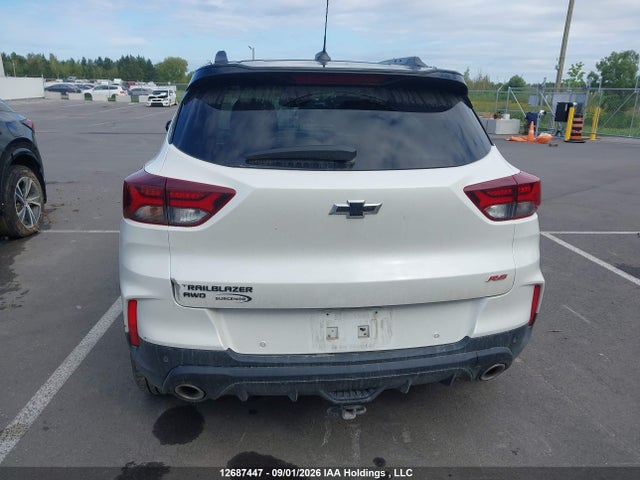 2021 Chevrolet Trailblazer Rs მანქანა იყიდება აუქციონზე, vin: KL79MUSLXMB109339, აუქციონის ნომერი: 12687447