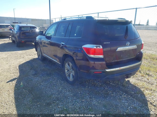 Продажа на аукционе авто 2012 Toyota Highlander V6 Limited, vin: 5TDDK3EH4CS110529, номер лота: 12687454