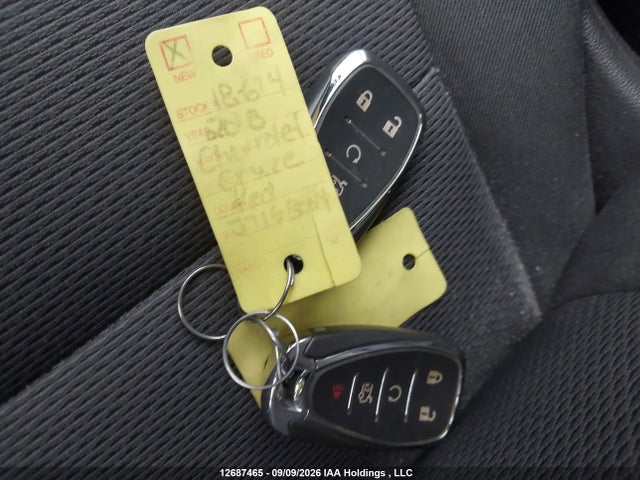 12687465 :رقم المزاد ، 1G1BE5SM0J7168004 vin ، 2018 Chevrolet Cruze Lt Auto مزاد بيع