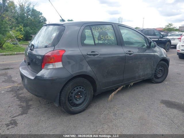 12687492 :رقم المزاد ، JTDKT4K34A5311028 vin ، 2010 Toyota Yaris مزاد بيع
