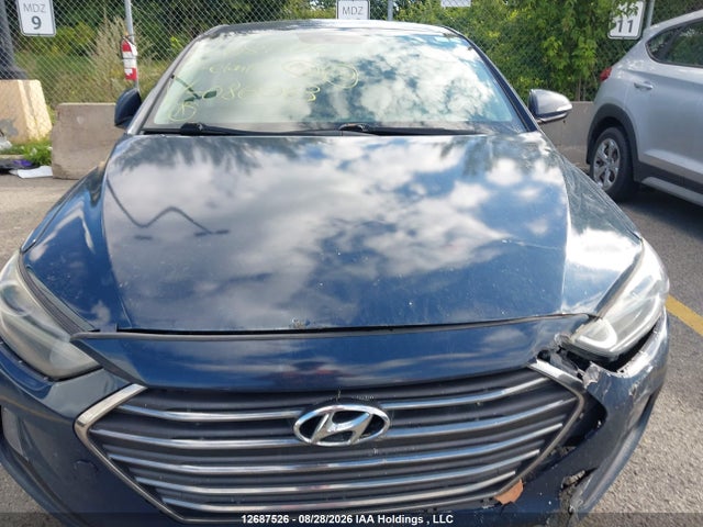 2017 Hyundai Elantra Limited მანქანა იყიდება აუქციონზე, vin: KMHD84LFXHU086063, აუქციონის ნომერი: 12687526