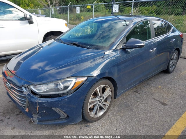 2017 Hyundai Elantra Limited მანქანა იყიდება აუქციონზე, vin: KMHD84LFXHU086063, აუქციონის ნომერი: 12687526